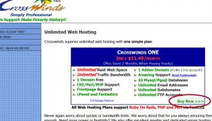 crosswinds.net - unlimited webhosting